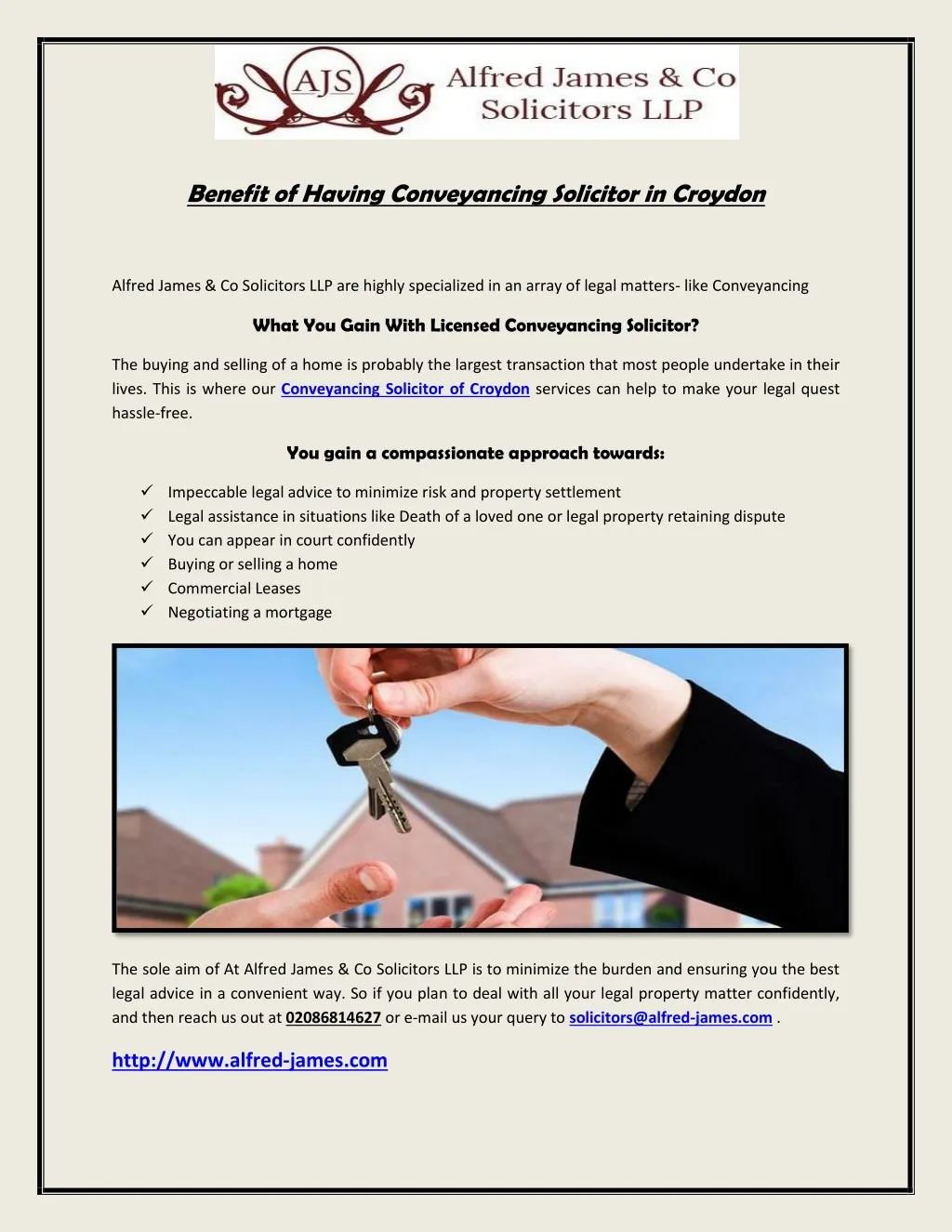 benefit of having conveyancing solicitor