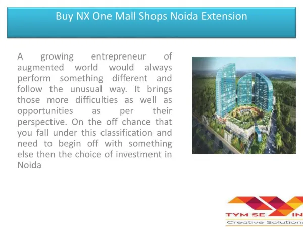 Buy NX One Mall Shops Noida Extension