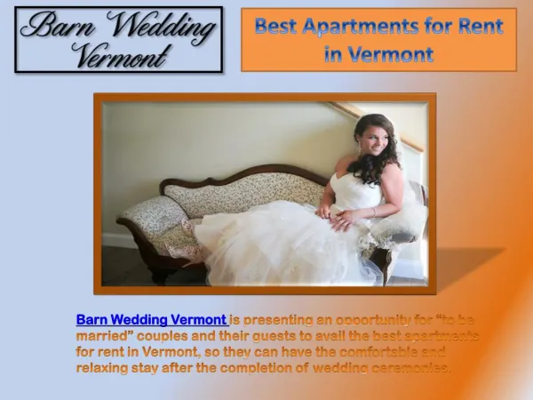 Best apartments for rent in Vermont