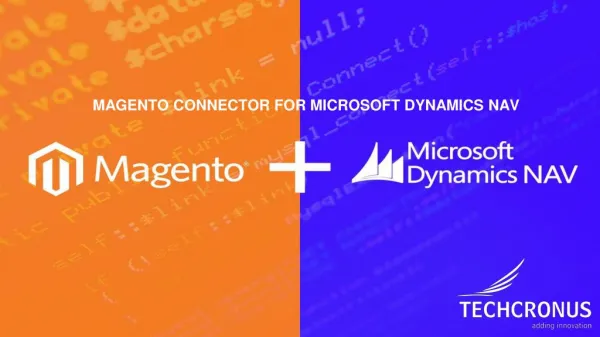 Magento Connector for Microsoft Dynamics NAV (navision)