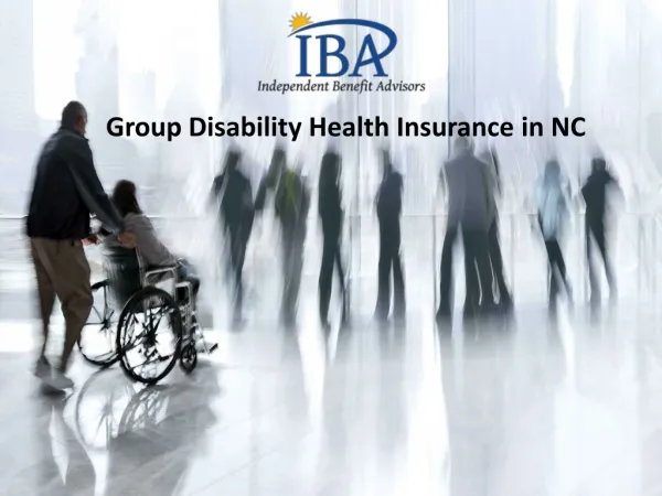 Group Disability Health Insurance in NC