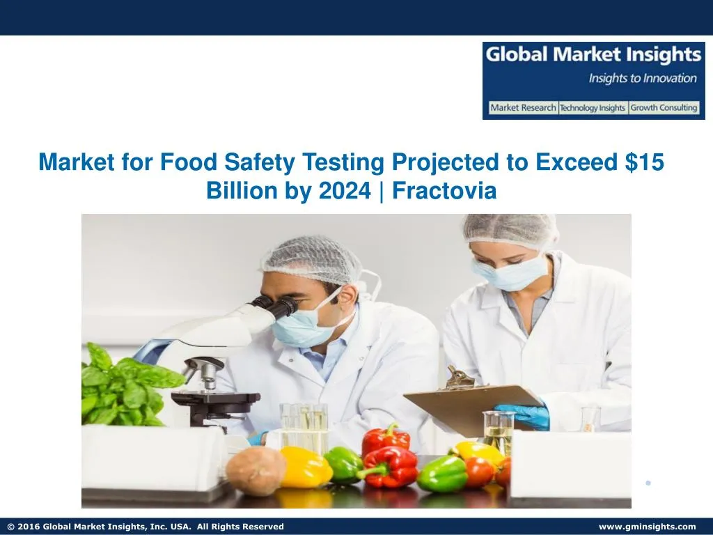 market for food safety testing projected