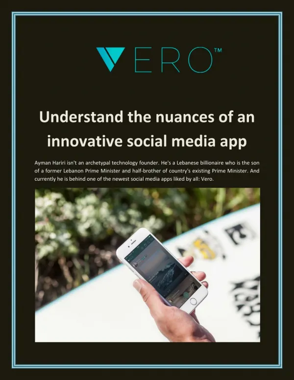 Understand The Nuances of an Innovative Social Media App