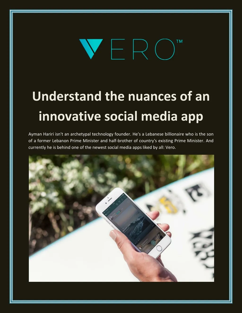 understand the nuances of an innovative social