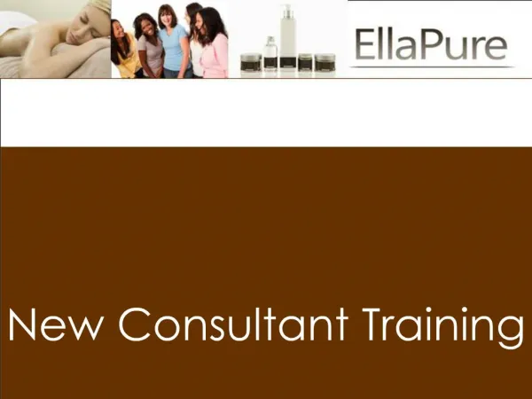 New Consultant Training
