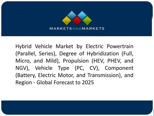 Passenger car segment to be the largest segment of the hybrid vehicle market, by vehicle type