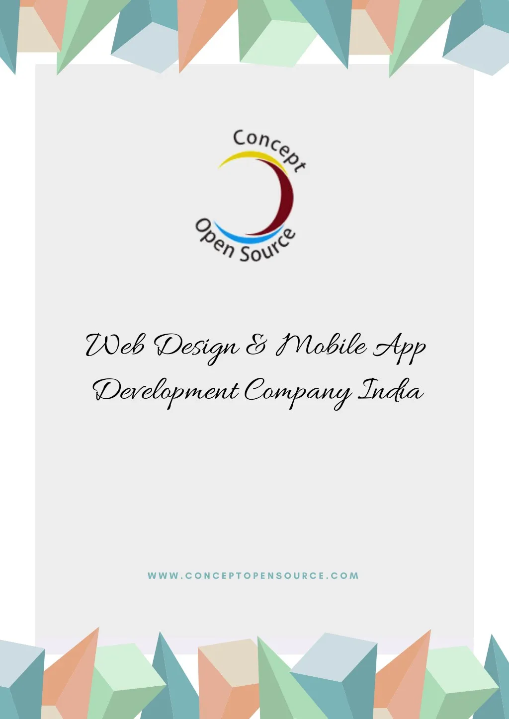 web design mobile app development company india
