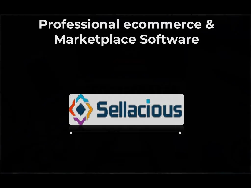 professional ecommerce marketplace software
