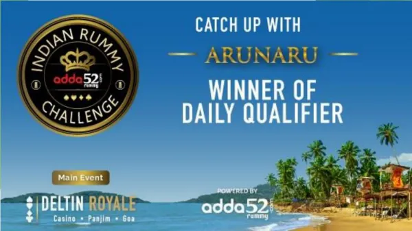 Catch up with Arunaru, Winner of Daily Qualifier