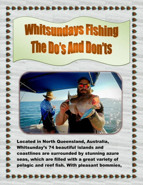 Whitsundays Fishing: The Do’s And Don’ts