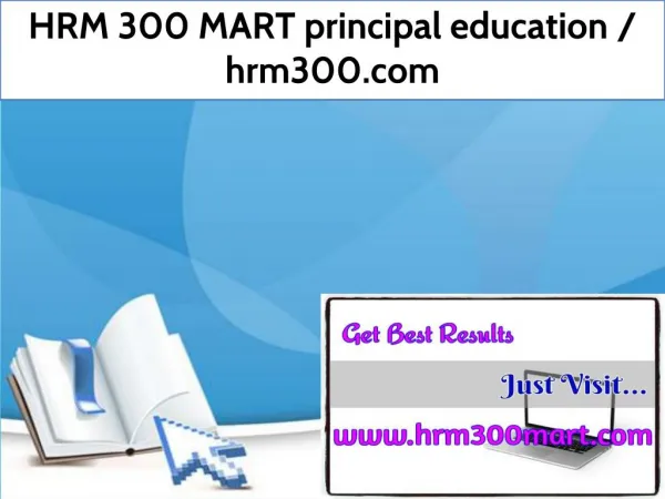 HRM 300 MART principal education / hrm300.com