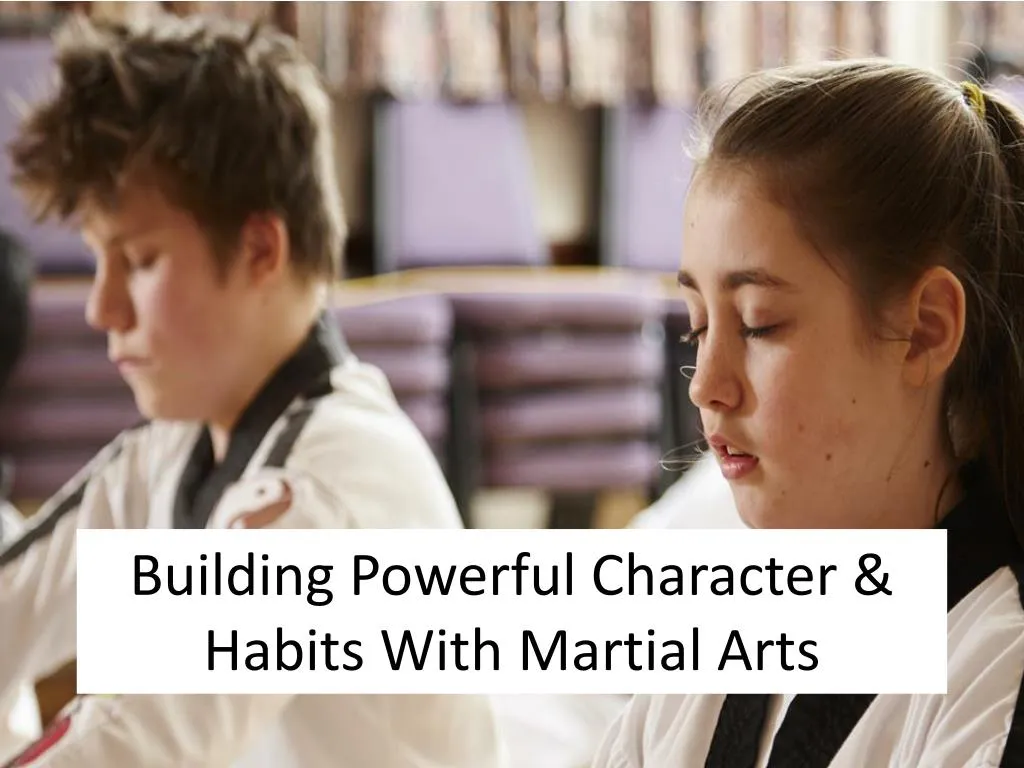 building powerful character habits with martial arts