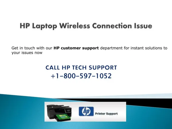 fix hp laptop wireless connection issue 1-800-597--1057