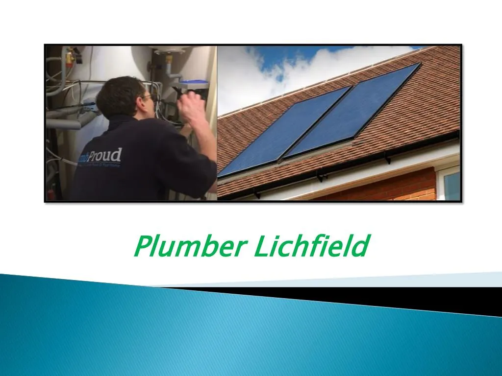 plumber lichfield