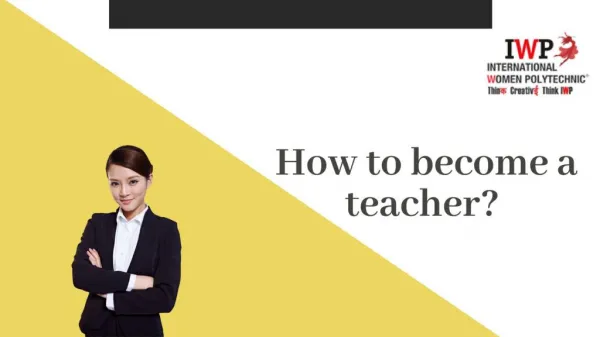 How to become a teacher