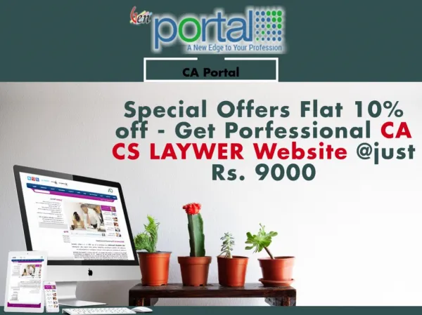 Get Your Own Professional CA & CS Website Flat 10% Off