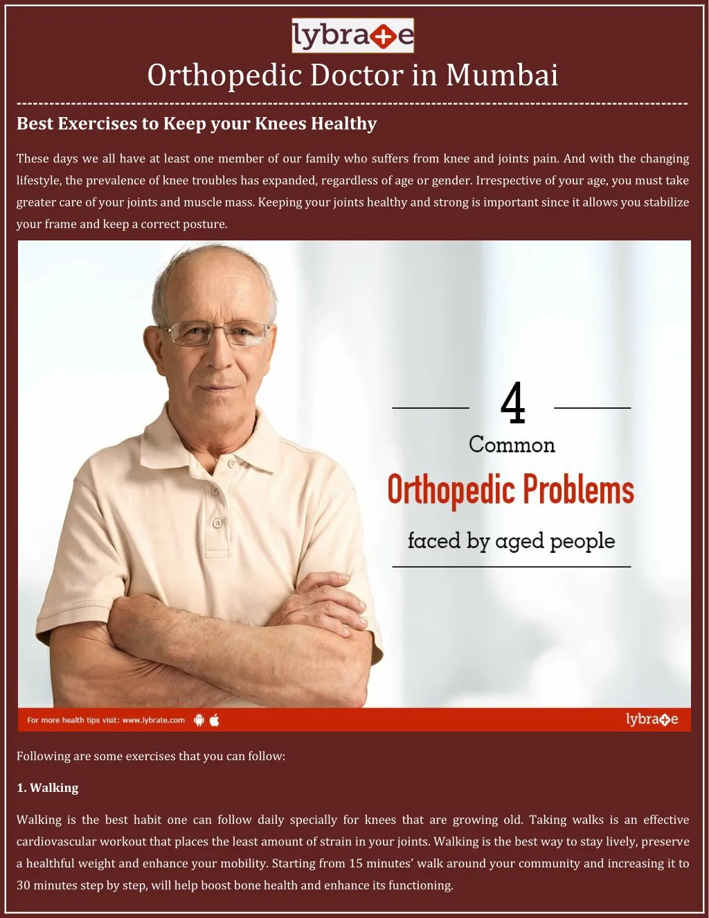 orthopedic doctor in mumbai best exercises
