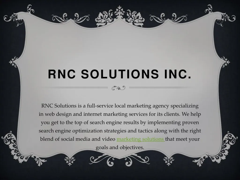 rnc solutions inc