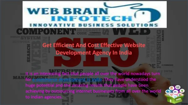 Get Efficient And Cost Effective Website Development Agency In India