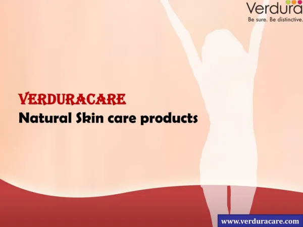 Verdura Natural Skin Care Products