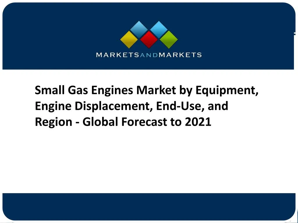 small gas engines market by equipment engine