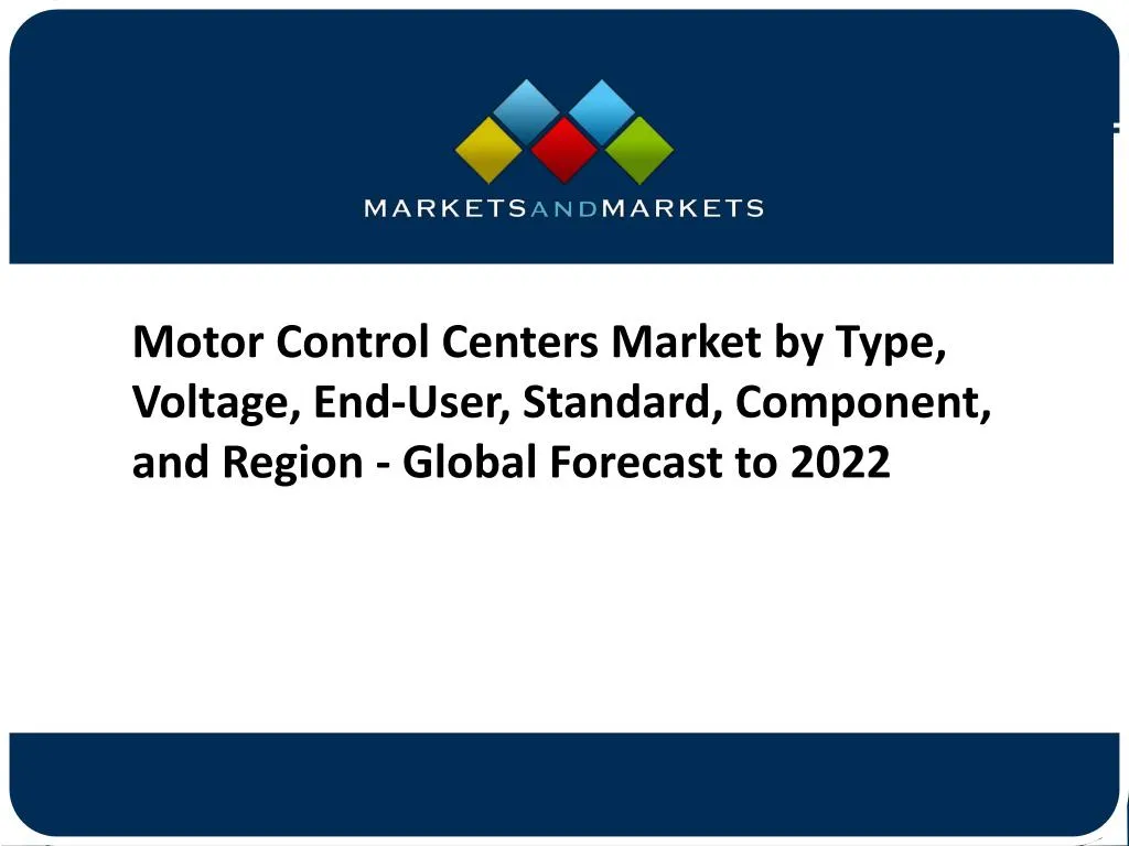 motor control centers market by type voltage