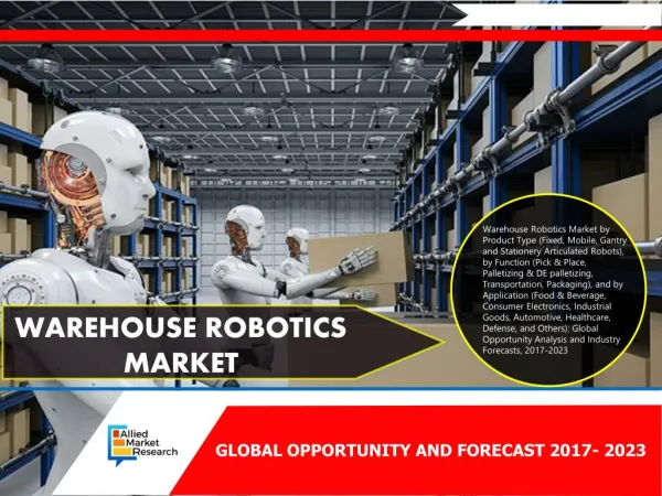 Warehouse Robotics Market- Hyper Growth Recorded in the Coming Decade