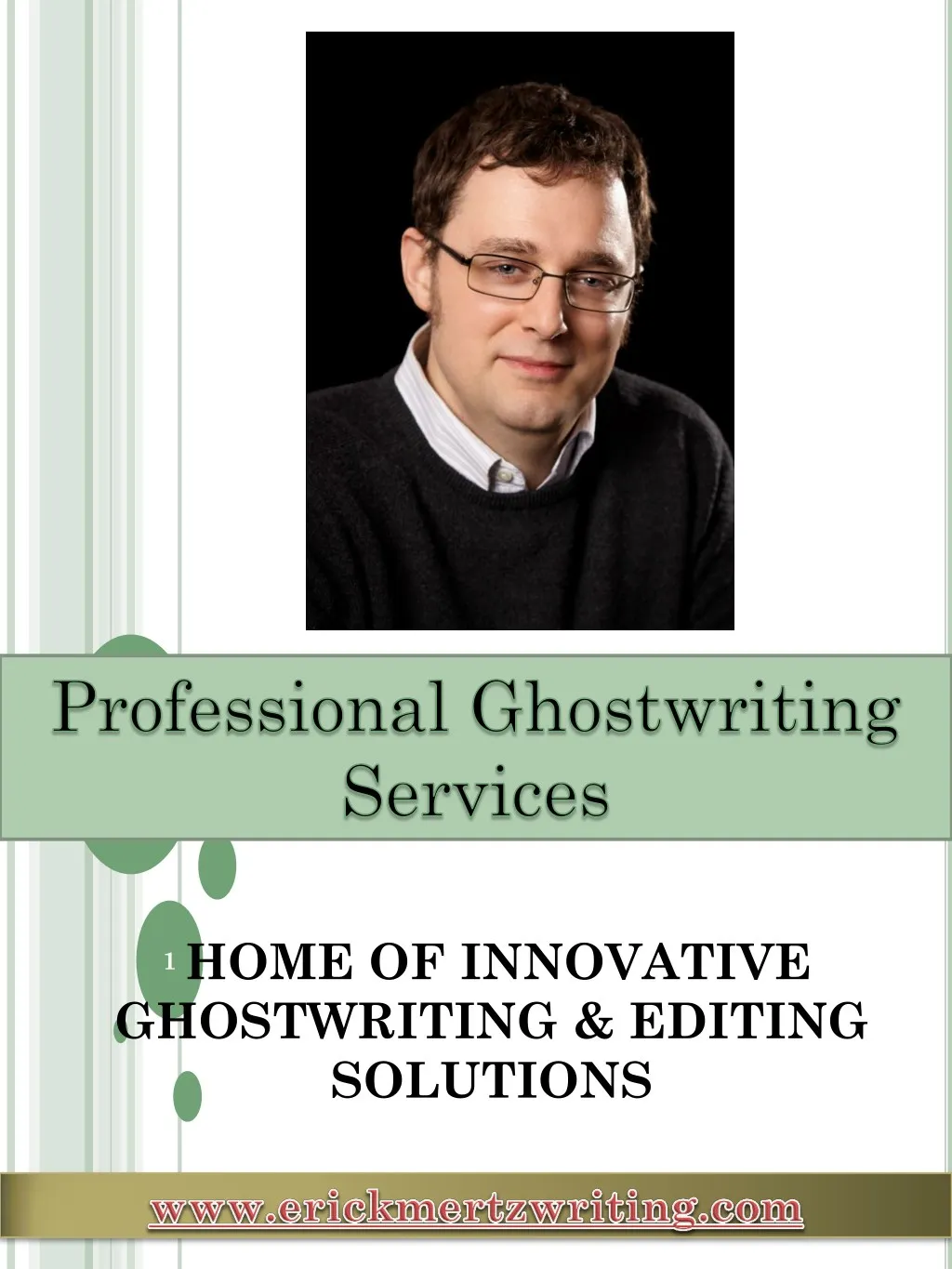 1 home of innovative ghostwriting editing