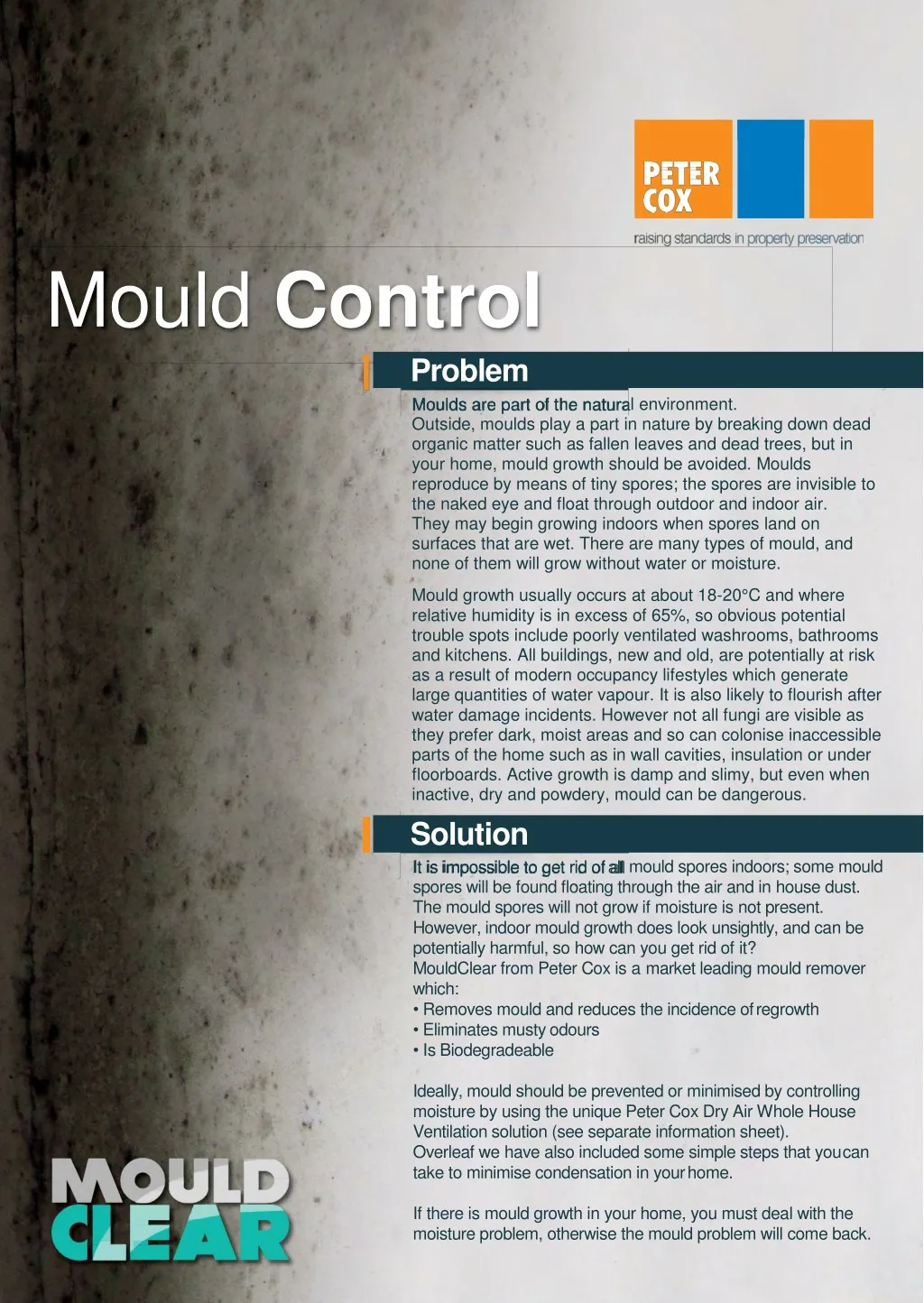 mould control
