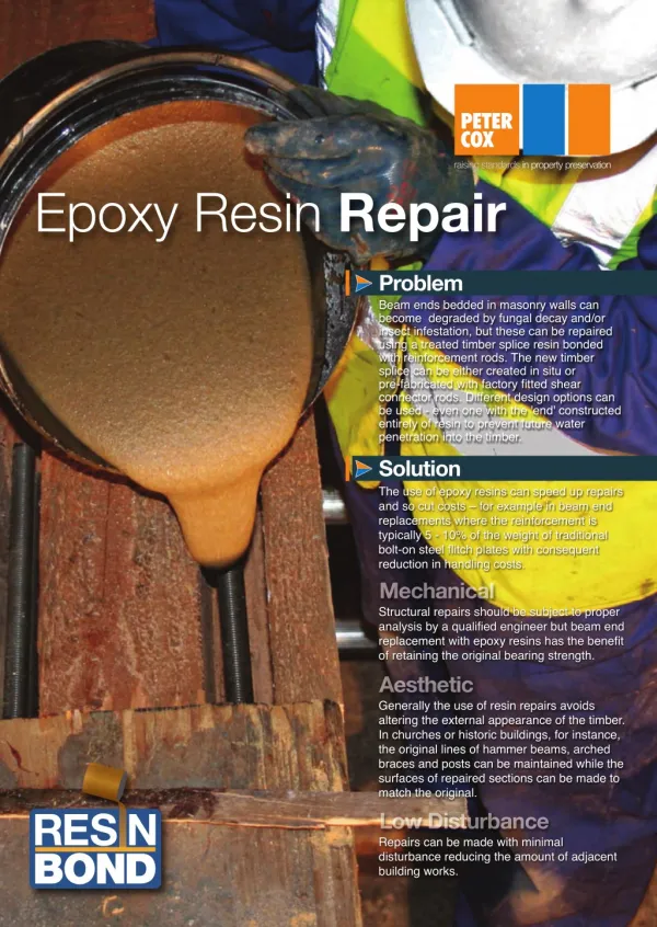 Peter Cox - Epoxy Resin Timber Repairs