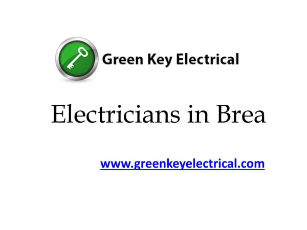 Electricians in Brea- greenkeyelectrical.com