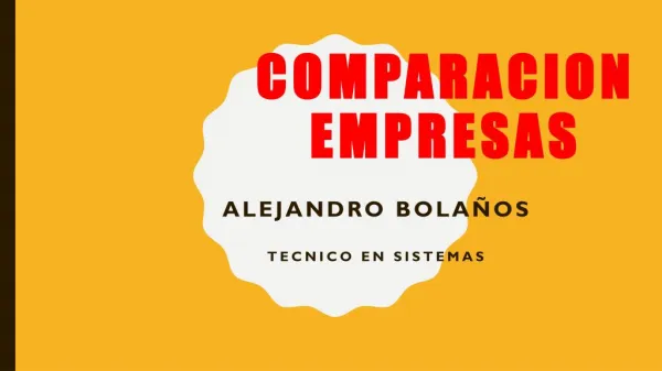 comparacion empresas