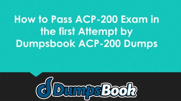 ACP-200 Exam Dumps