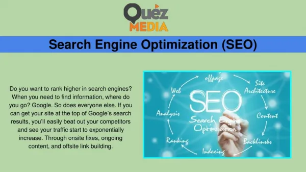 Search Engine Optimization | Quez Media Marketing
