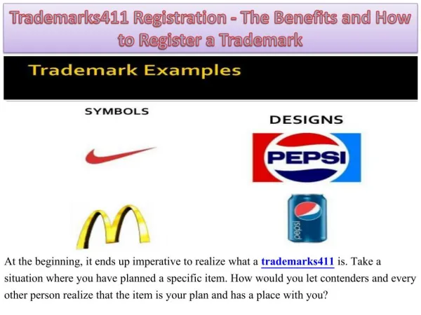 Trademarks411 Registration - The Benefits and How to Register a Trademark