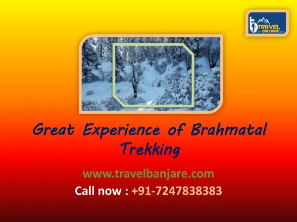 Great Experience of Brahmatal Trekking at Travel Banjare
