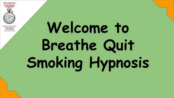 Nicotine Replacement Therapy | Breathe Hypnotherapy