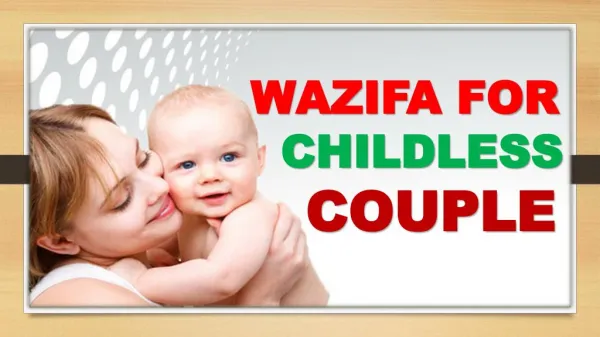Wazifa for childless couple