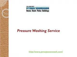 Pressure Washing Service - slide 1