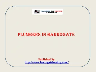 Plumbers in Harrogate