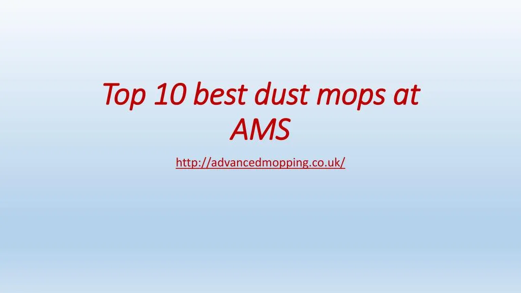 top 10 best dust mops at ams