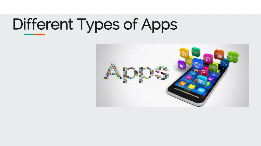 different types of apps