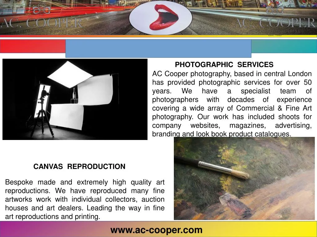 photographic services