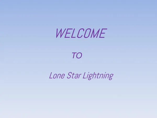 Lightning Protection System - Lone Star Lightning