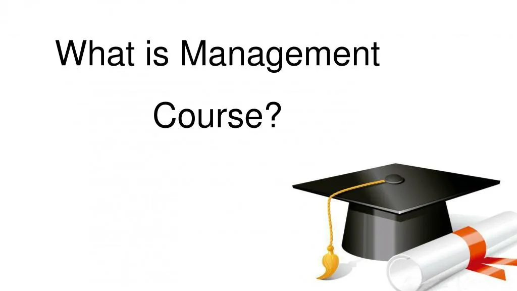 what is management course
