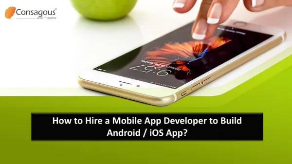 How to Hire a Mobile App Developer to Build Android / iOS App
