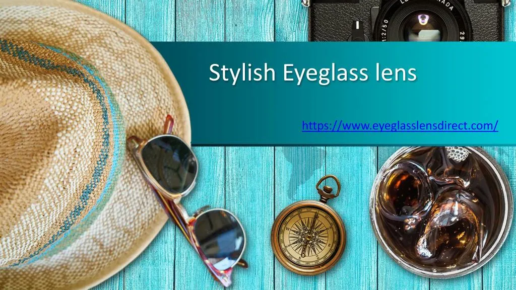 stylish eyeglass lens