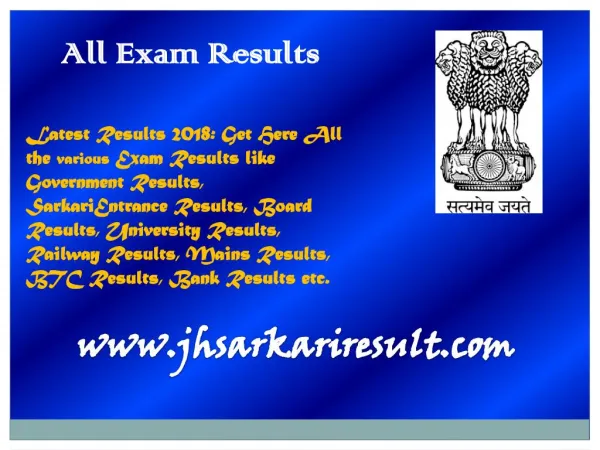 all exam results