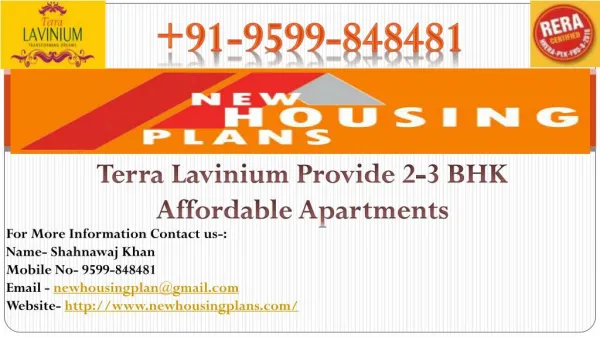 2 bhk flats in faridabad | 9599-848481 | New Housing Plans