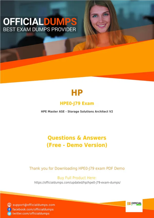 HPE0-J79 Exam Questions - Affordable HP HPE0-J79 Exam Dumps - 100% Passing Guarantee